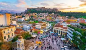 Monastiraki square, Athens centre