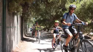 Family tour at National Garden of Athens