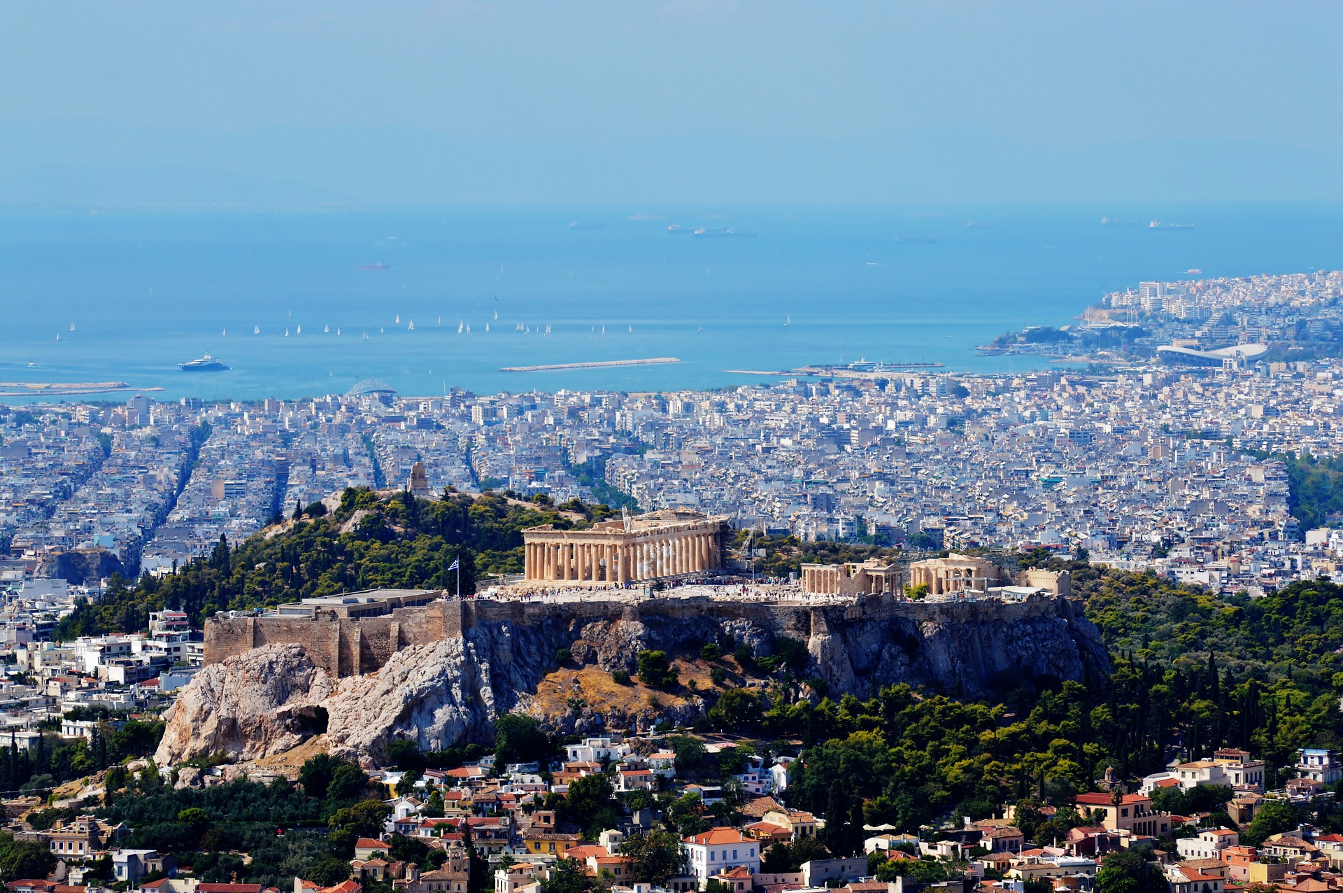 Authentic travel, Acropolis view from Lycabettus