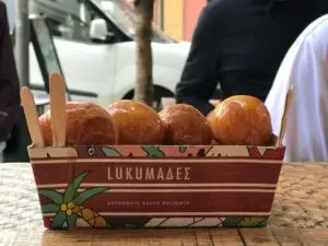 lukumades delight, Athens food tasting