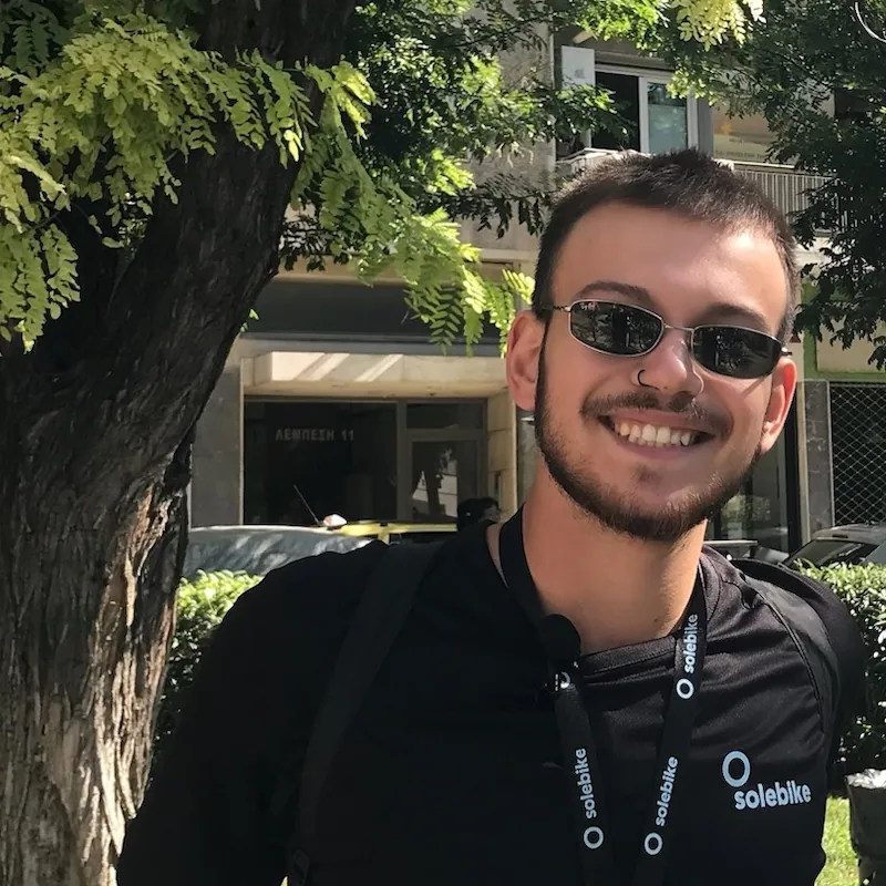 Vas, Solebike tour curator in Athens